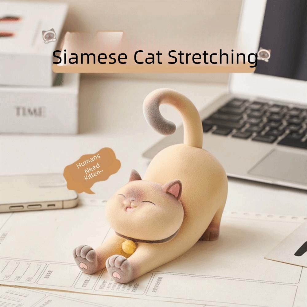 Multi-functional Cat Mobile Phone Holder Anti-slip Cat Desk Lazy Bracket  Smart Phone Display