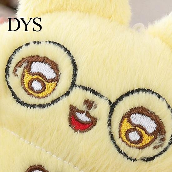 Stuffed Animal Keychain Plush Toy with Ball Chain, Cartoon Dog Cat Small Decoration Pendant, Charm for Backpack and Handbags Bag Decor