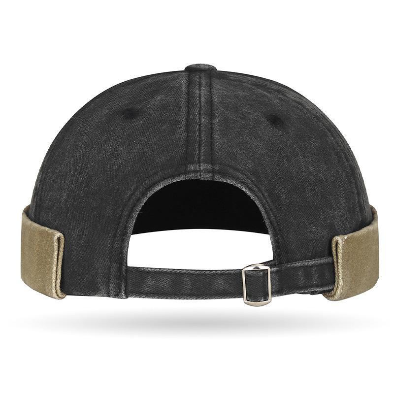 Retro Used Look Colorblock Dome Hut - Unisex Hip Hop Stil