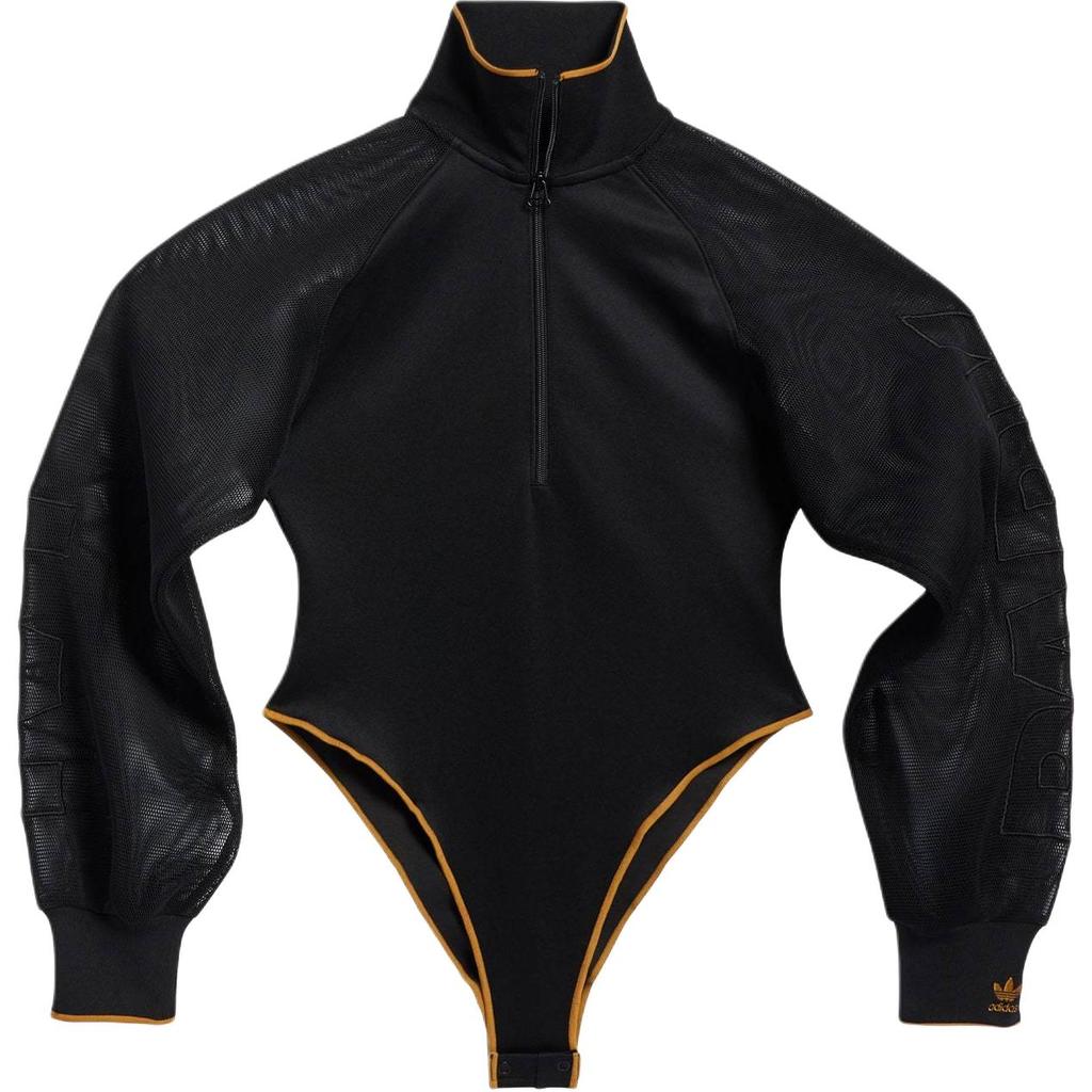 adidas Originals IVY PARK Mesh Sleeve Bodysuit Black Women GM8714