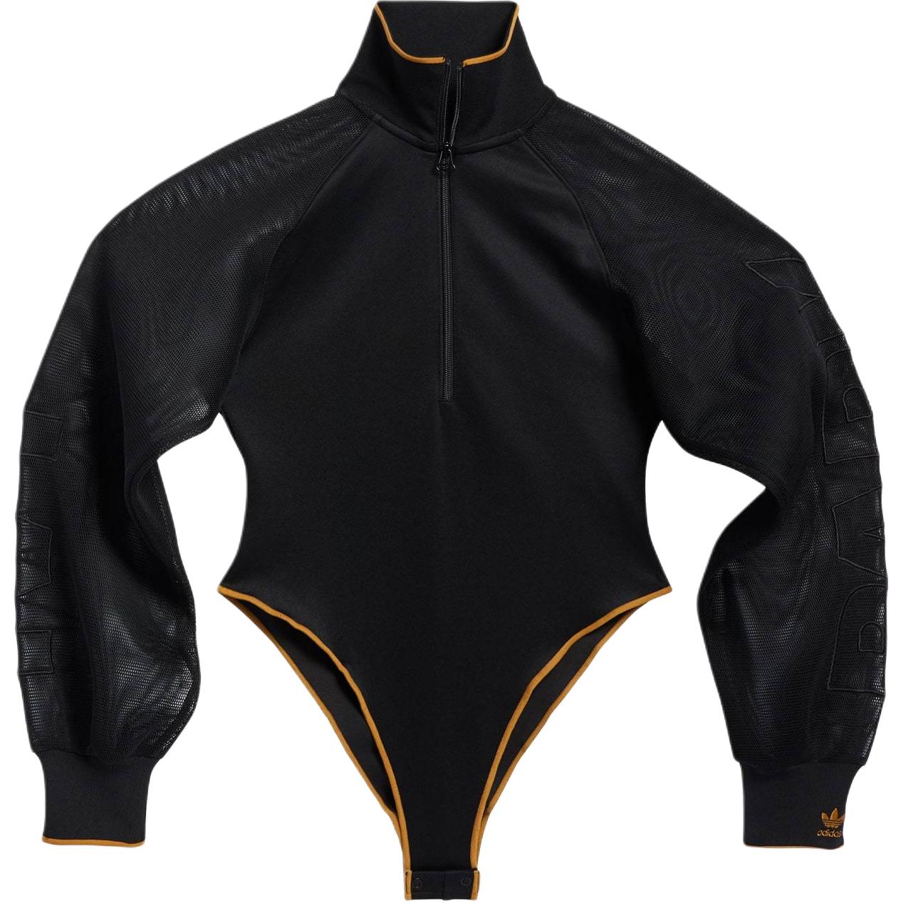 Adidas Originals IVY PARK Mesh Sleeve Bodysuit Black Women GM8714 M