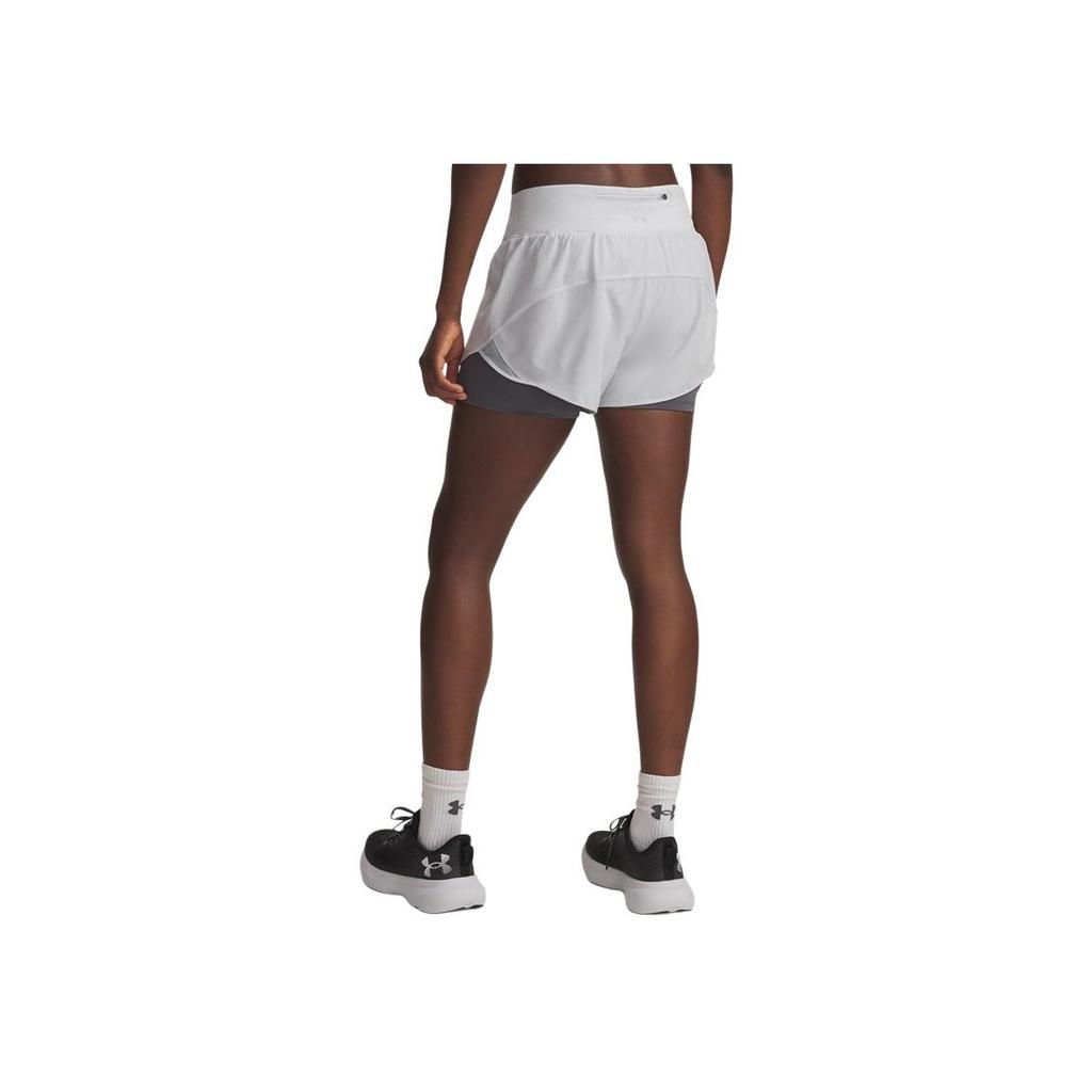 Under Armour Launch Womens Running Series Pro Fashion Comfortable Soft Skin-Friendly Two-In-One Sports Shorts Women Shorts 1389575-014