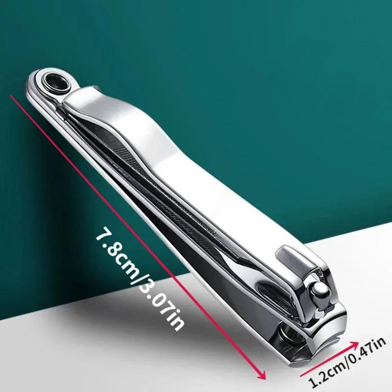 1 Stück Tragbarer großer Nagelknipser, Haushalts-Nagelknipser mit rotierendem Gürtel zum Feilen, Nagelpflege-Werkzeuge
