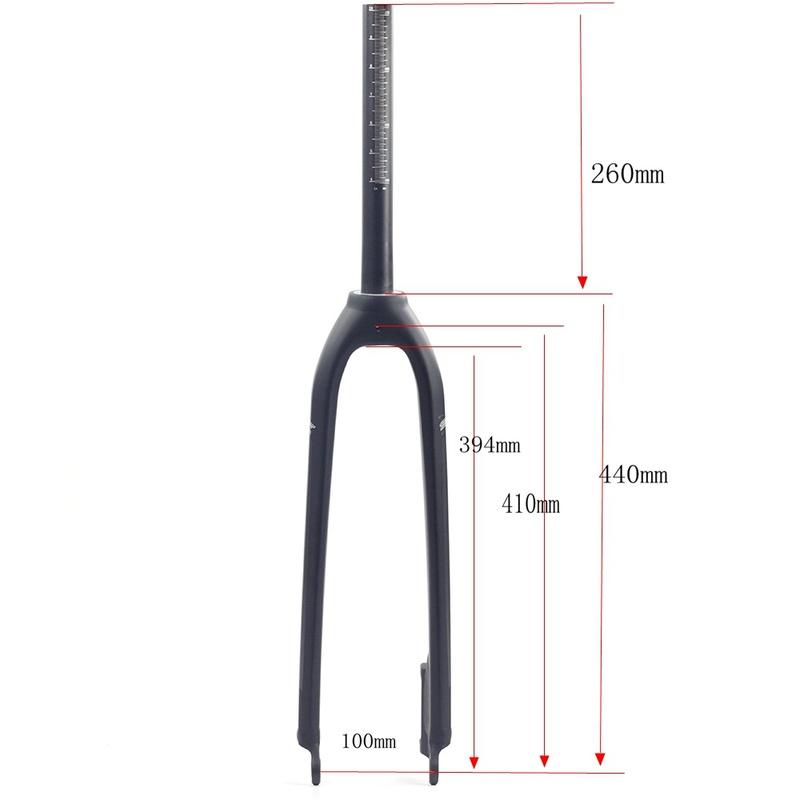 Kinesis 26" 27.5" 29" Aluminum MTB Bike Rigid Fork Straight 1-1/8" 28.6mm Disc Brake Inner Housing Quick Release 100mm