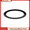 Carbon Fiber Car Center Lenkradabdeckung Aufkleber Trim für Ford Ecosport 2018 - 2022 Focus 3 MK3 2015 - 2018