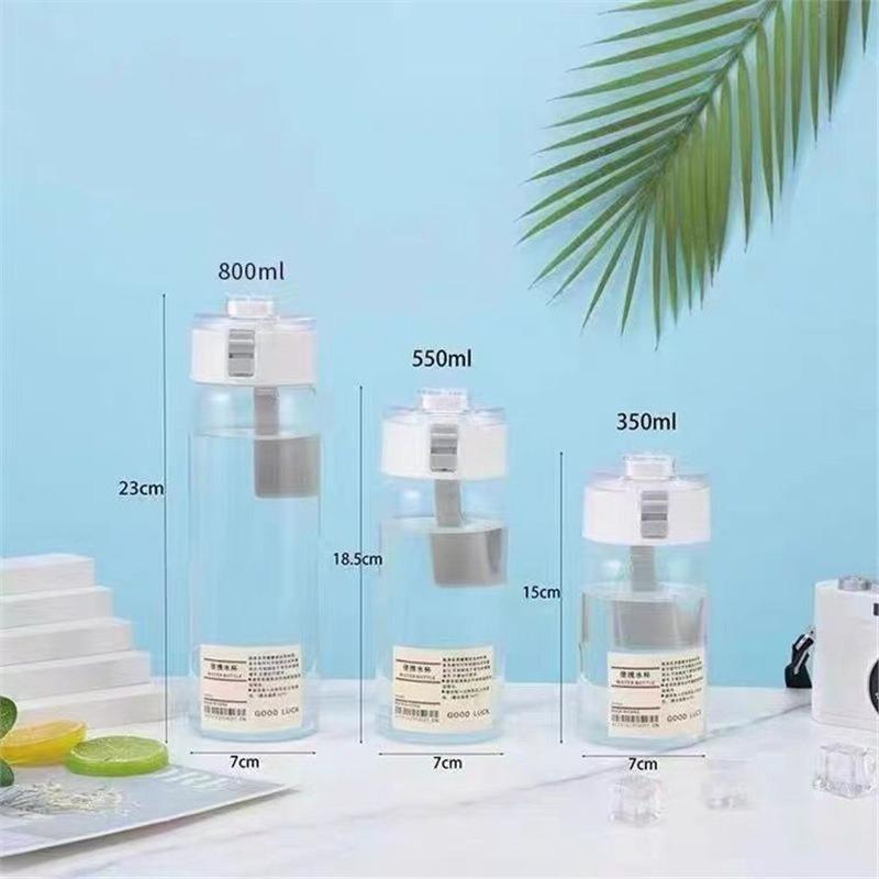 

Simple customization of the tumbler cup for male and female students with tea partition and handle cup 350ML белый
