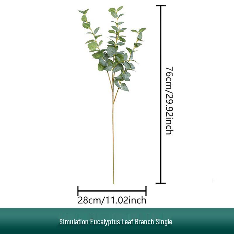 Эвкалипт Лист Монеты Зеленый Искусственная Цветочная Композиция для Домашнего Декора