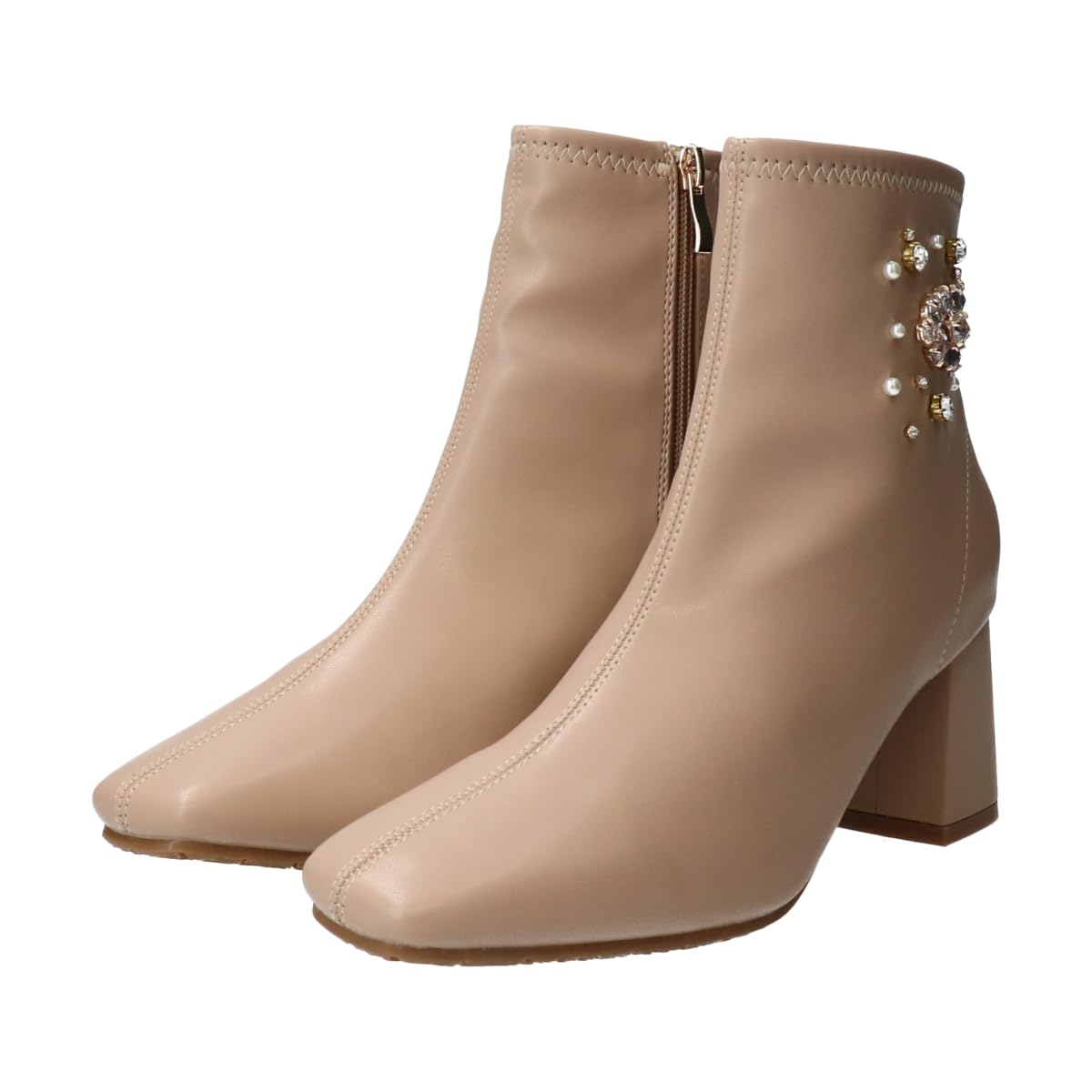 

Bridget Birkin 543061 Jeweled Stretch Short Boots