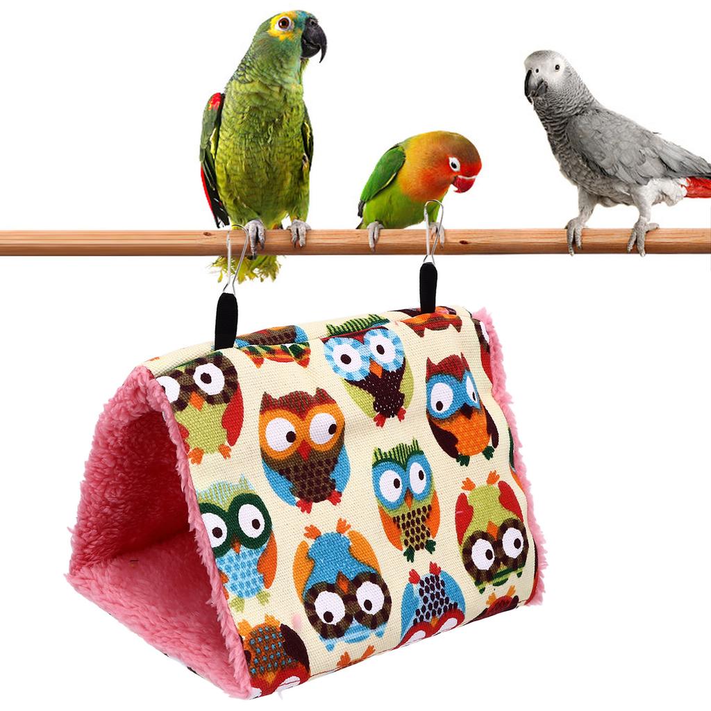 Pet Parrot Hammock Bird Nest Triangular Tent Warm and Comfortable Triangle Bird Cage Nest