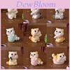 Adorable Resin Mischievous Cat Figurines For Miniature Gardens And Terrariums