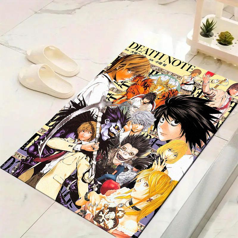 Anime Death Note Carpet Rug for Living Room Bedroom Home Sofa Decoration, Kids play Non-slip Floor Mat