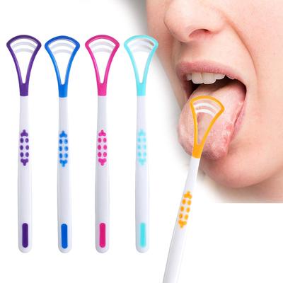 Dil Kazıyıcı Dil Temizleme Fırçası Bakım Plastik Dil Kazıyıcı Seyahat Taşınabilir Nefes Tazeleyici Dil Fırçası Temizleyici Ağız Bakımı için
