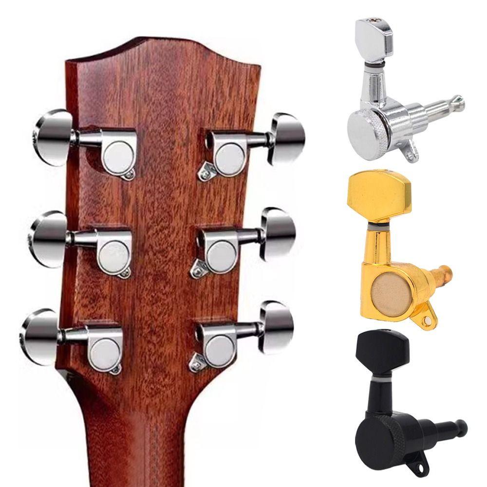 Replacement Guitar Tuning Pegs Sealed Electric Guitar Accessories New Machine Heads Tuners  Guitar