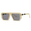 Timeless Retro Stylish High End Designer Style Travel Friendly Oversized Square Shaped Female Male For Both Women Sun Glasses