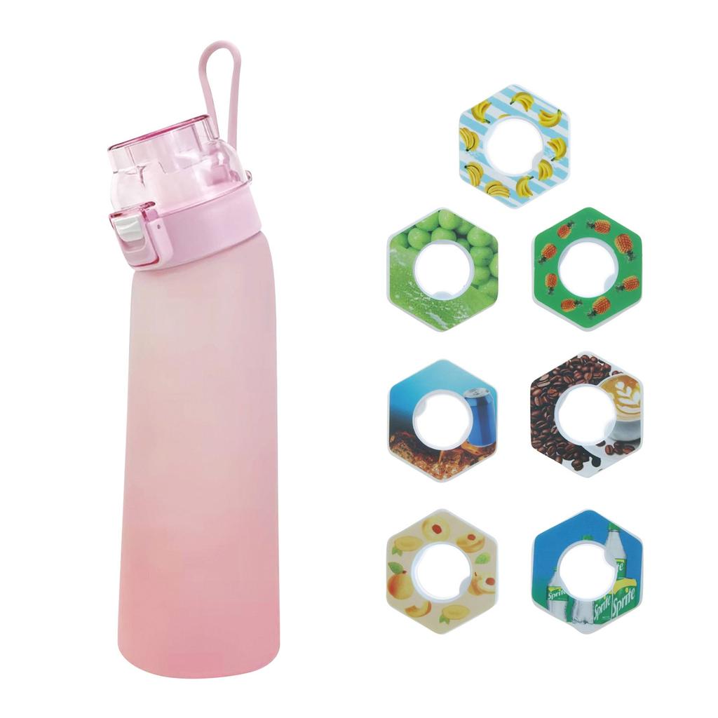 700ml Bottle, Update Water Bottle Up Set With 7 Capsules Drinking Straw, Outdoor Water Bottle