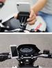 NikoMaku Motorcycle Smartphone Durable Handlebar Fits Inch Easy Silver Holder, All-Aluminum Construction, Anti-Vibration, Waterproof, Secure,