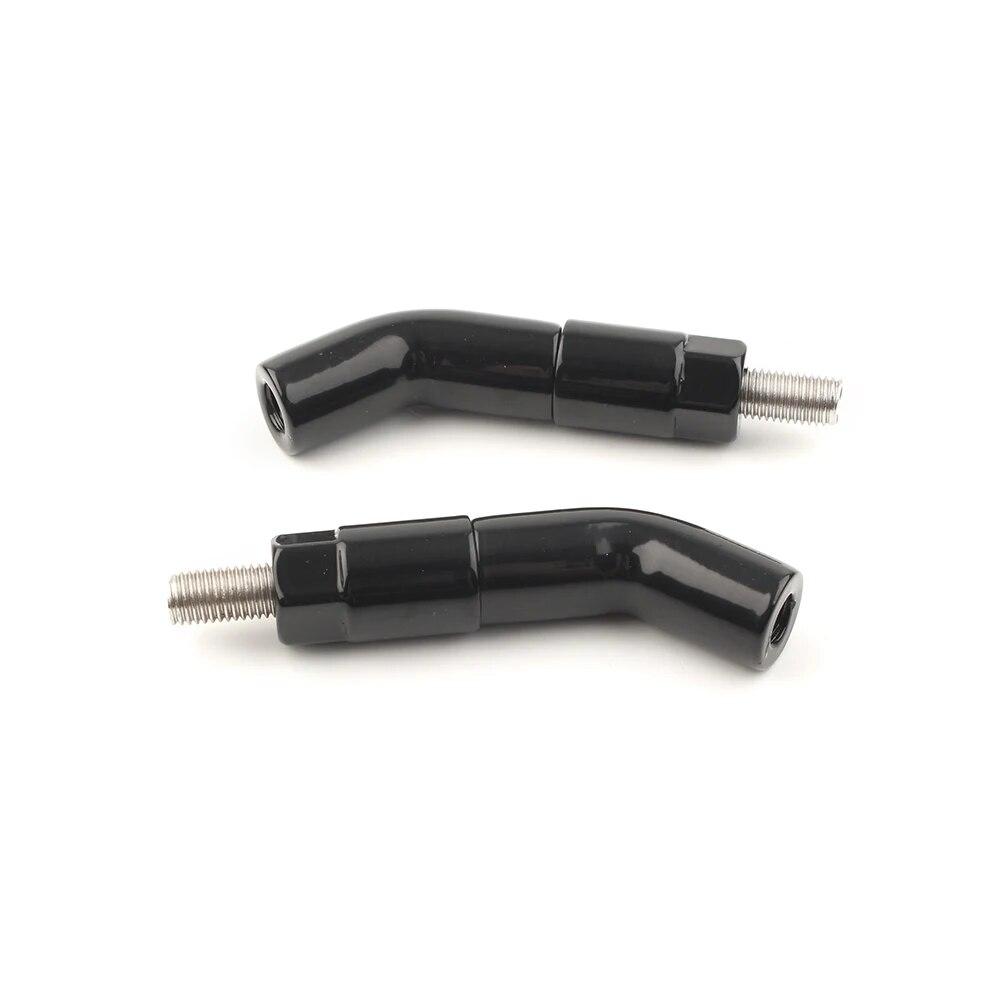 For Harley Davidson Iron Motorbike Mirror Stem Extenders  1200 XL1200NS 2018-  Aluminum Black
