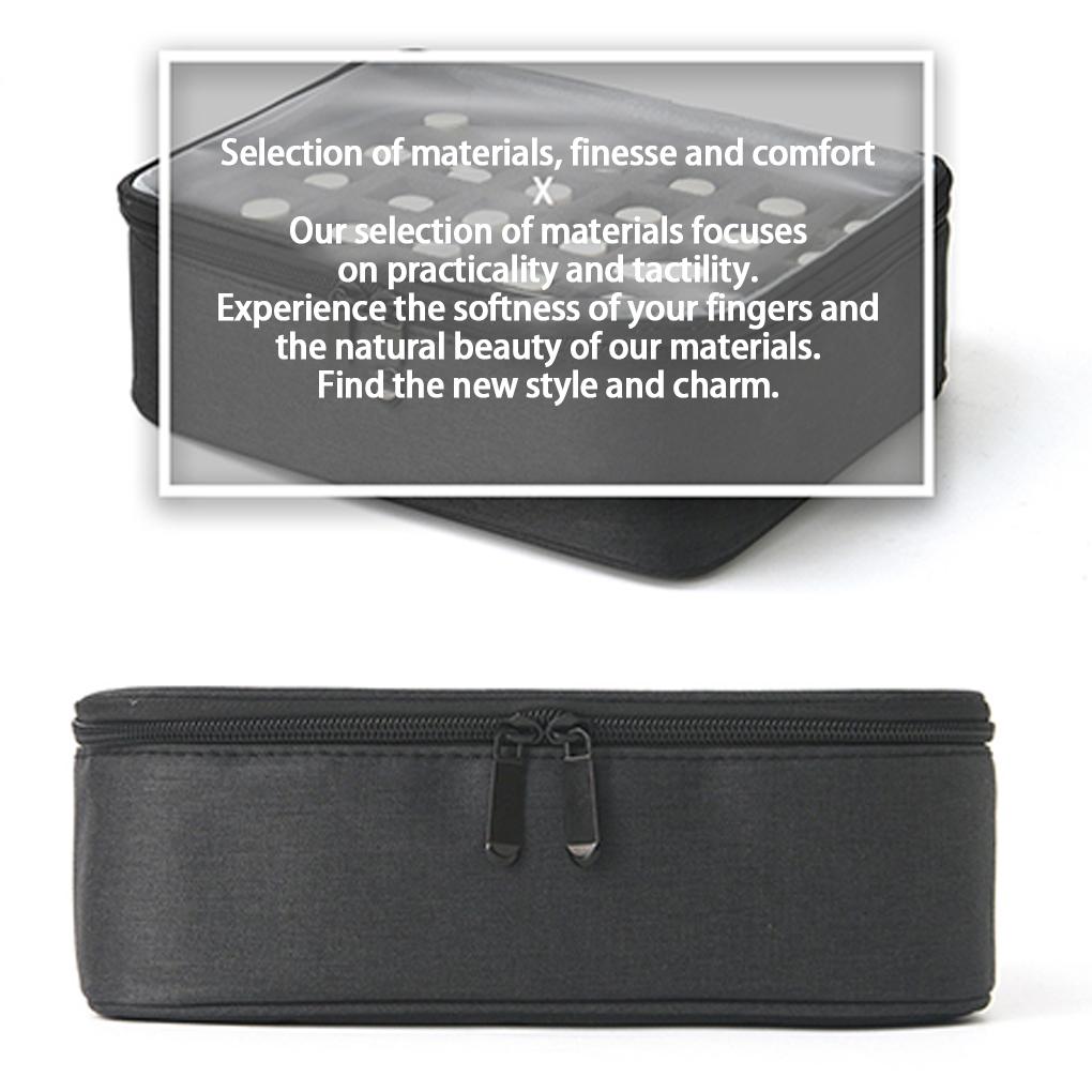 Nail Polish Organiser Case Portable Makeup Bag Travel Storage For Manicurist Nail Polish Storage Box