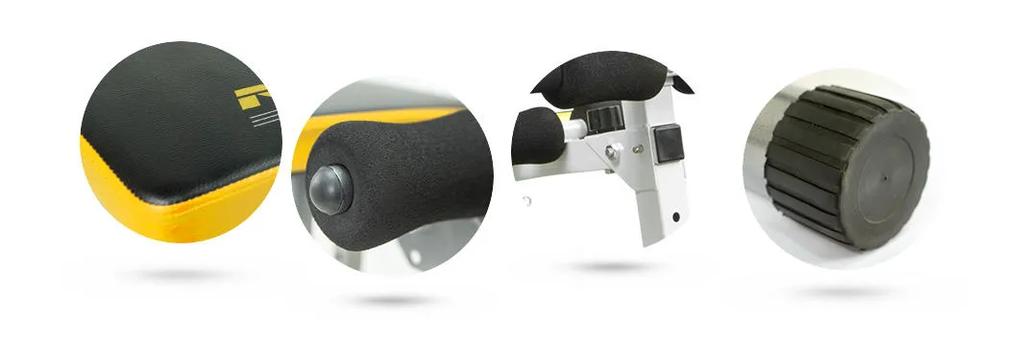 Schrägbank, Neo-Sport-Übungsbank, Workout für Ganzkörperpresse, Bank für Krafttraining zu Hause, mit Expander und Hanteln