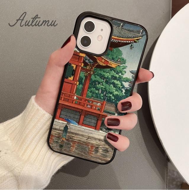 Japanese Style Art Japan Phone Case for iPhone 11 12 13 14 Pro Max Mini X XR XS SE 2020 6S 7 8 Plus Samsung Galaxy S21 S22 Cover