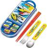 Plarail Trio Bento Chopstick Made in Dishwasher Takara Tomy Set Freezer Set, Chopsticks, Spoon, Fork, Case, Slide-out Type, Japan, Safe,