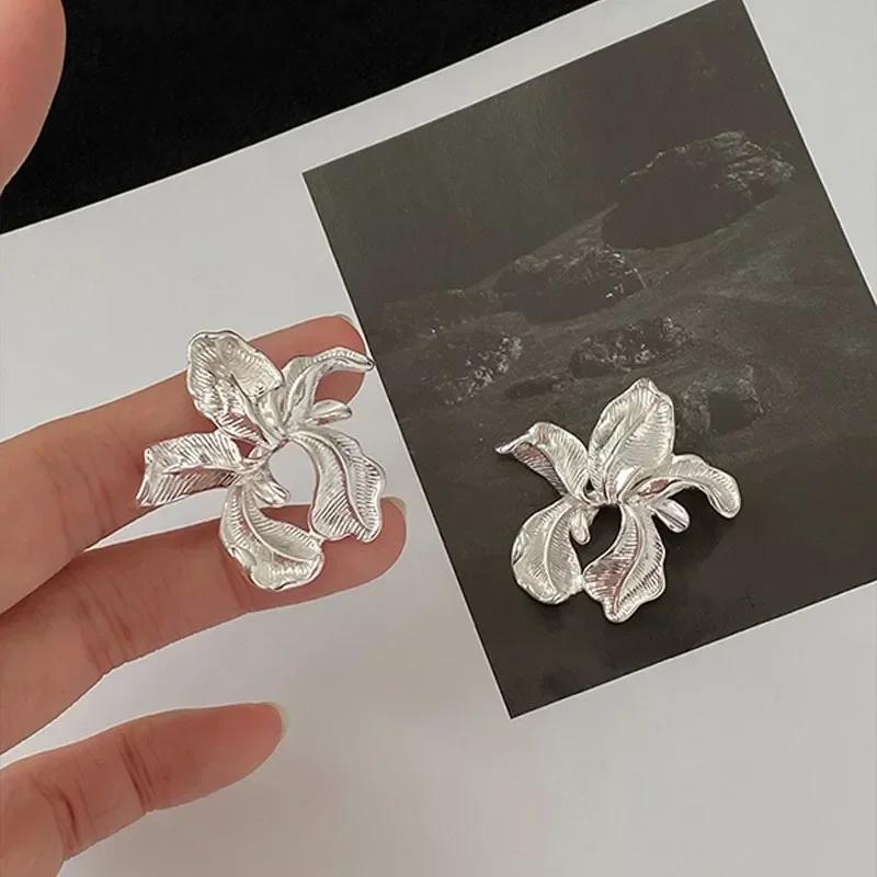 

Женская летняя элегантная мода уникальный дизайн персиковый цвет уникальный дизайн цветочные серьги темные INS усовершенствованные серьги подарки декор 1