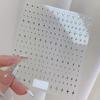 Adesivo per Manicure Ultra Lucido Autoadesivo Facile da Applicare Non Sbiadisce Adesivo Fai da Te Sottile Bianco Dorato Nero Argento