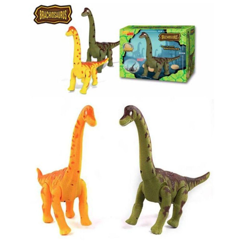 Plastic Electric Dinosaur Toys Simulation Crawling Long-necked Toys  Desktop Ornament