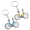 Vintage Fahrradschlüsselanhänger - Zinklegierung Mini-Fahrrad mit Tropfenmalerei, Künstlerisches Radfahrergeschenk für Schlüssel & Rucksäcke