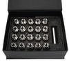 20PCS Stainless Steel Lug Nuts M12x1.25 M12x1.5 M14x1.5 M14x2 1/2-20 Wheel Nuts Bolts For Mazda KIA Lincoln Suzuki