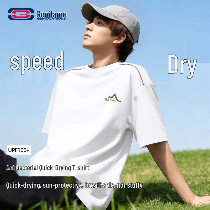 

GENIOLAMODE Men s Outdoor Quick-Dry T-Shirt 3XL