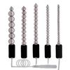 Chaqu Electric Shock Stainless Steel Urethral Beaded Rod for Alternative Play