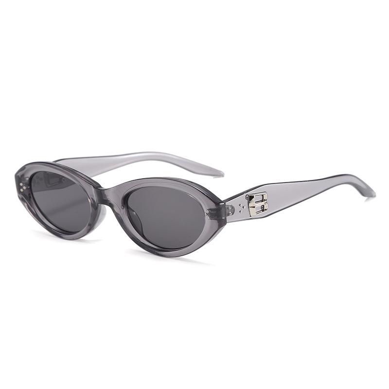 Retro Cat Eye Sunglasses For Women'S Advanced Sense Of Uv Protection, Square Face And Thin Sunglasses For Men