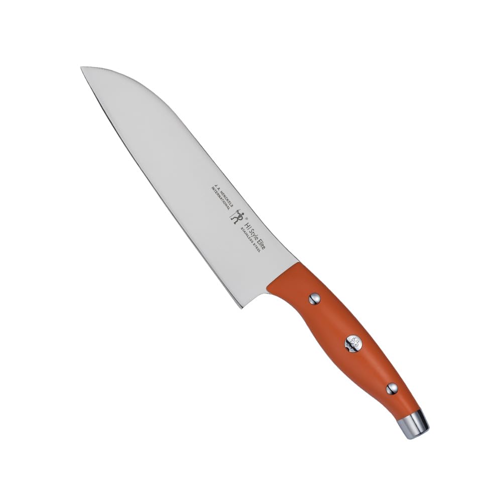 Zwilling Henckels Japan Style Elite Santoku Knife Small 140mm Tangerine Made In Small Knife Stainless Steel Dishwasher Safe Made In Seki Gifu