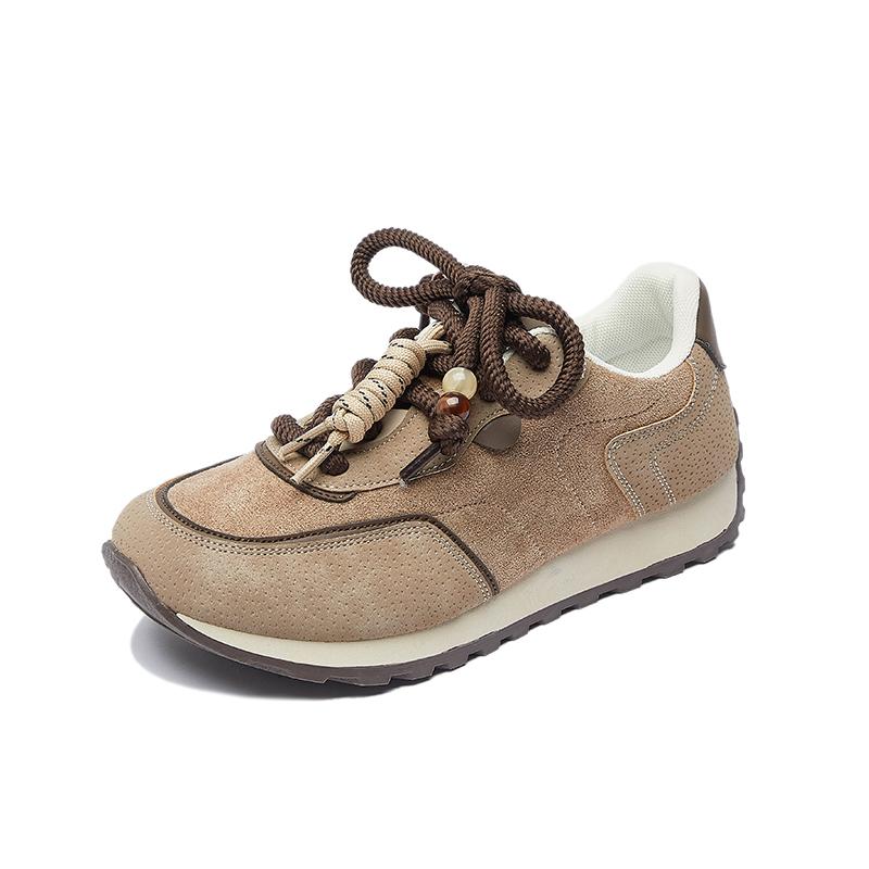 

Мода 2025 Новая Женская Спортивная Удобная Повседневная Обувь Женские Кроссовки Женские Дышащие Уличные Спортивные Туфли Мягкие и Толстые 40 коричневый