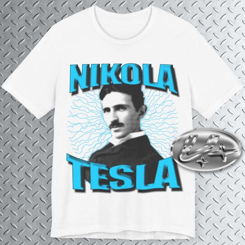 Nikola Tesla kids T-Shirt, Graphic Shirt, Streetwear Tee, Bootleg Rap Tee, Big Graphic Shirt 140