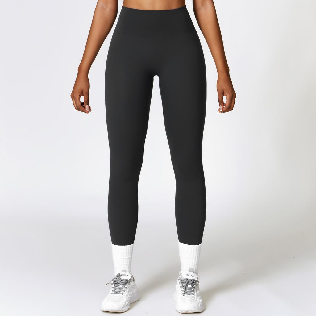 High Waisted, Hip Lifting, Sandblasting Yoga Pants, Women'S Running, Quick Drying, Fitness Pants, Worn For Slimming And Tight Fit, Sports Pants