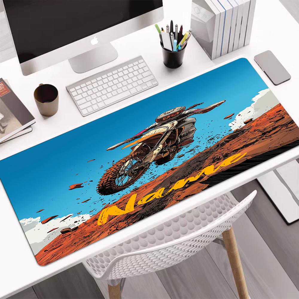 Tappetino Mouse Personalizzato Tema Moto da Fuoristrada, Base in Gomma Antiscivolo, Multifunzionale per Ufficio e Casa, Perfetto per Personalizzare lo Spazio di Lavoro.