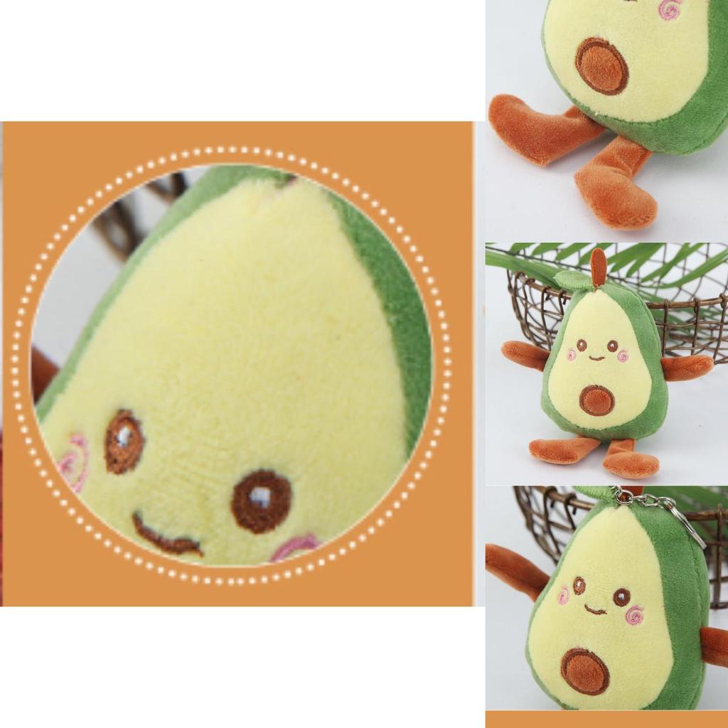 Cute Avocado Plush Toy Cartoon Fruit Doll Stuffed Toy Gift Factory