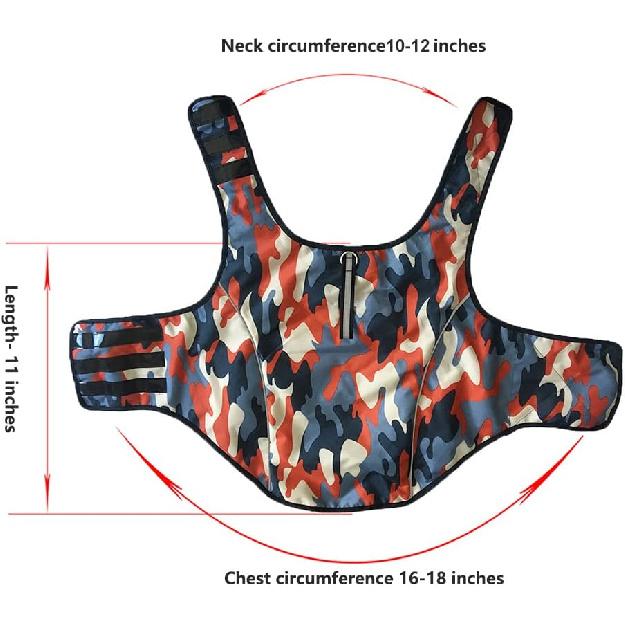 Dog Anxiety Jacket- Keep Calmig Vest Reflective Thunder Coat with D-Ring and Training Handle for Small Medium Large Dogs,Camouflage