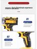 Multifunctional Rechargeable Lithium Impact Drill Set - Handheld Electric Pistol Drill for Home Use