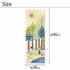 JIKAN STYLE Moomin Nordic Tenugui Hand Decorative Interior Decor 33 X 90 51024 Gift, Chū-dyed Towel, Tapestry, (Hito Shigoto), Approx. Cm,