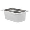 Récipients Gastronorm 8 pcs GN 1 4 100 mm Acier inoxydable