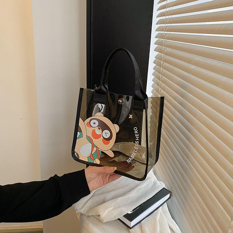 

Летняя прозрачная сумка-желе для женщин 2025 Летняя женская сумочка Женская в японском стиле Милая мультяшная сумка через плечо Paragraph 1