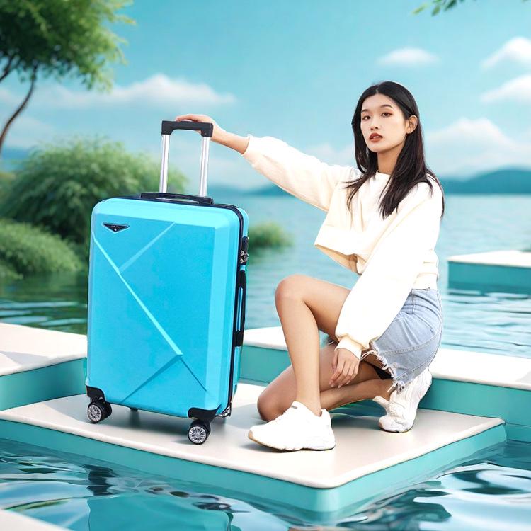 Βαλίτσα Τρόλεϊ 24 ιντσών με Παγκόσμια Ρόδα, Κλειδαριά Συνδυασμού και Χειραποσκευή 20 ιντσών