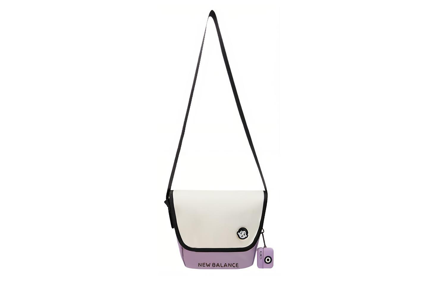 

New Balance × Noritake Collaboration Fabric Shoulder Bag, Crossbody Bag Regular Unisex White Purple & Color LAB13605-RSI