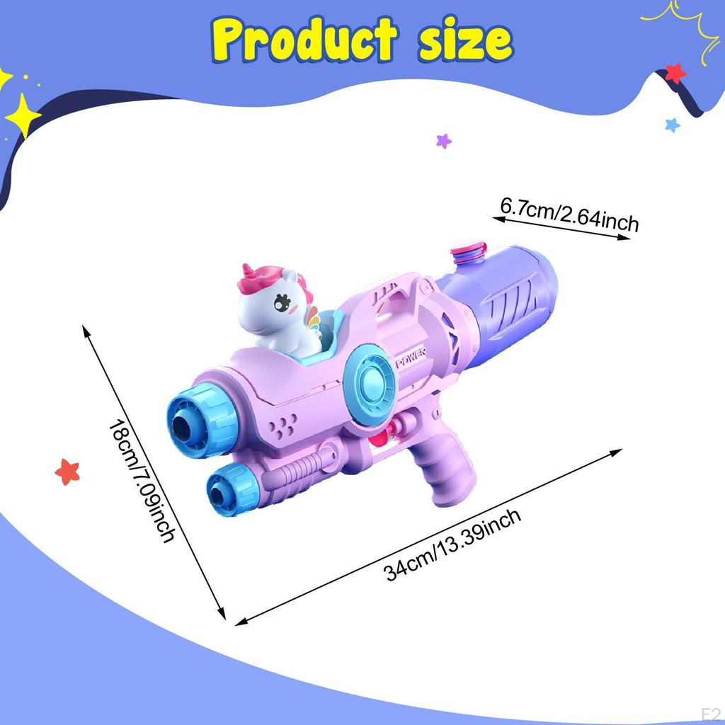 500ml Water Tank Toy for Outdoor Fun with 5-8M Range And Nozzle