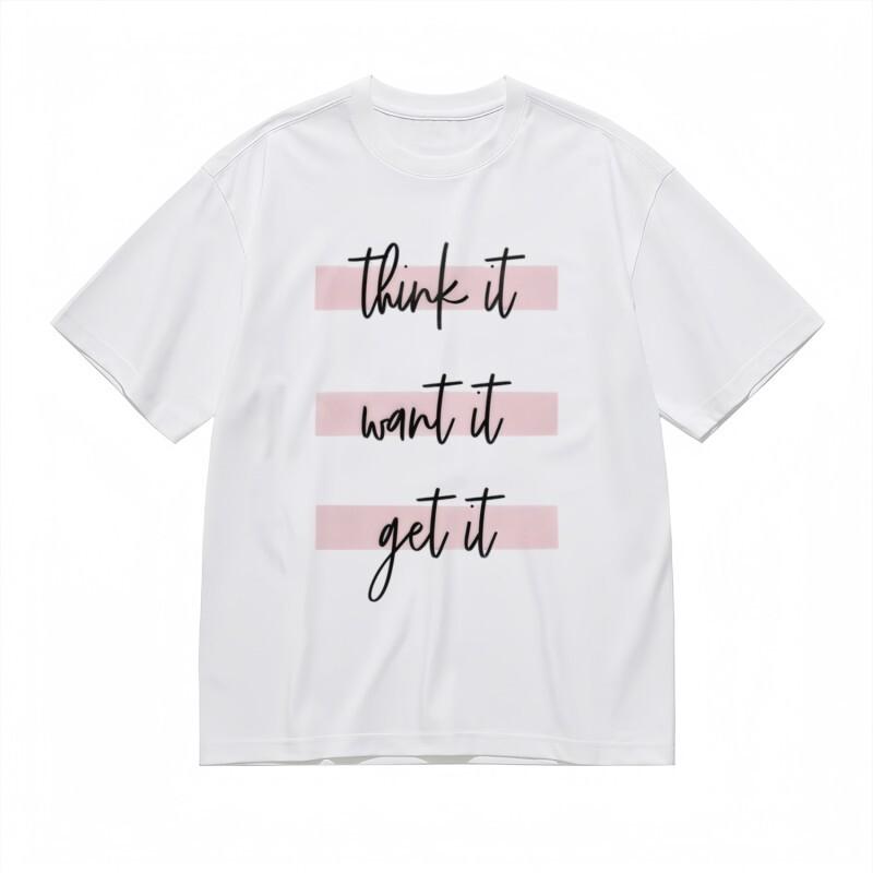 Trend Classic T-Shirt Handwritten Motivational Quote Design Cotton Tee XXL