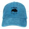 Washed Unisexs Baseball Cap Buffalo Trucker Snapback Caps Dad Hat Yellowstone National Park Golf Hats