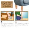 4Pcs Solid Wood Furniture Legs 6/15/10cm Wooden Sofa Legs Couch Bed Cabinet Table Chair Replacement Feet Square Foot Accessories